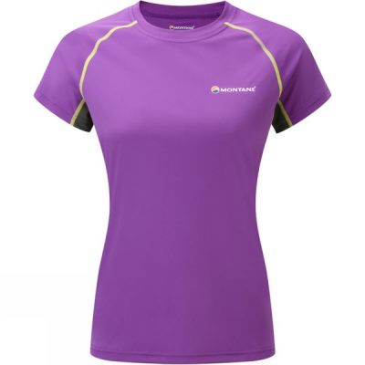 Playeras Montane Sonic Mujer - Moradas - Chile IYV538497